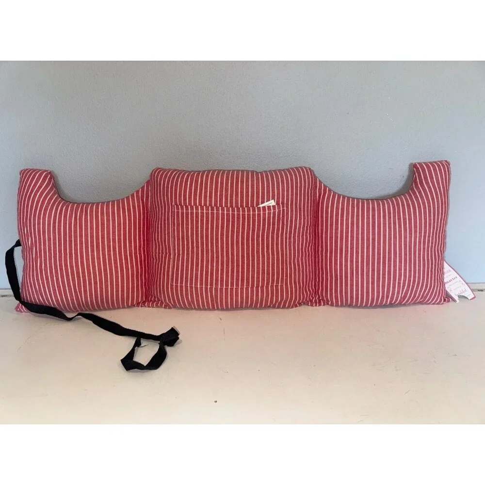 Moyoama Post Mastectomy Pillow Pink/White Striped Comfort Cushion Support NEW - Picture 2 of 11